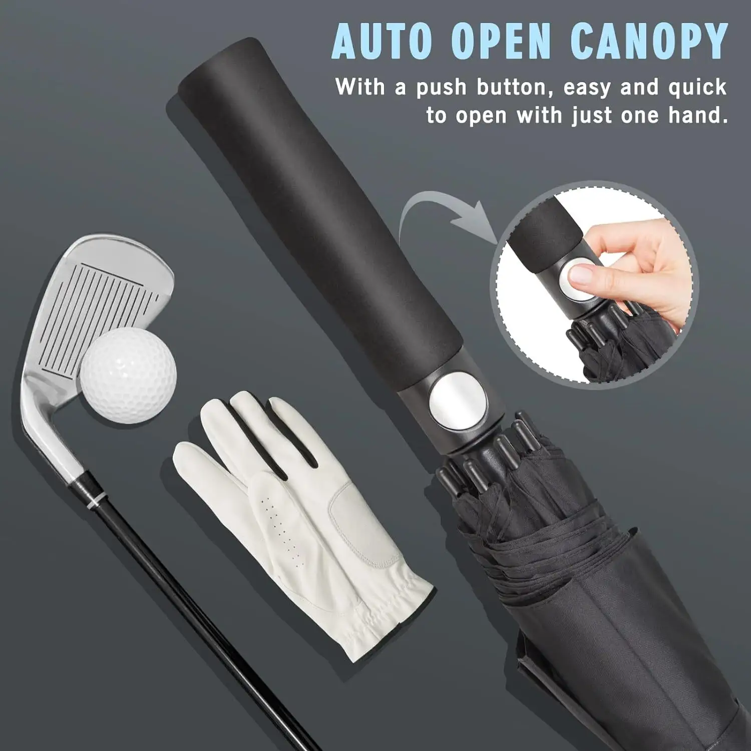 Best Golf Umbrella for Wind and Rain Available by Blueprint Umbrella 3