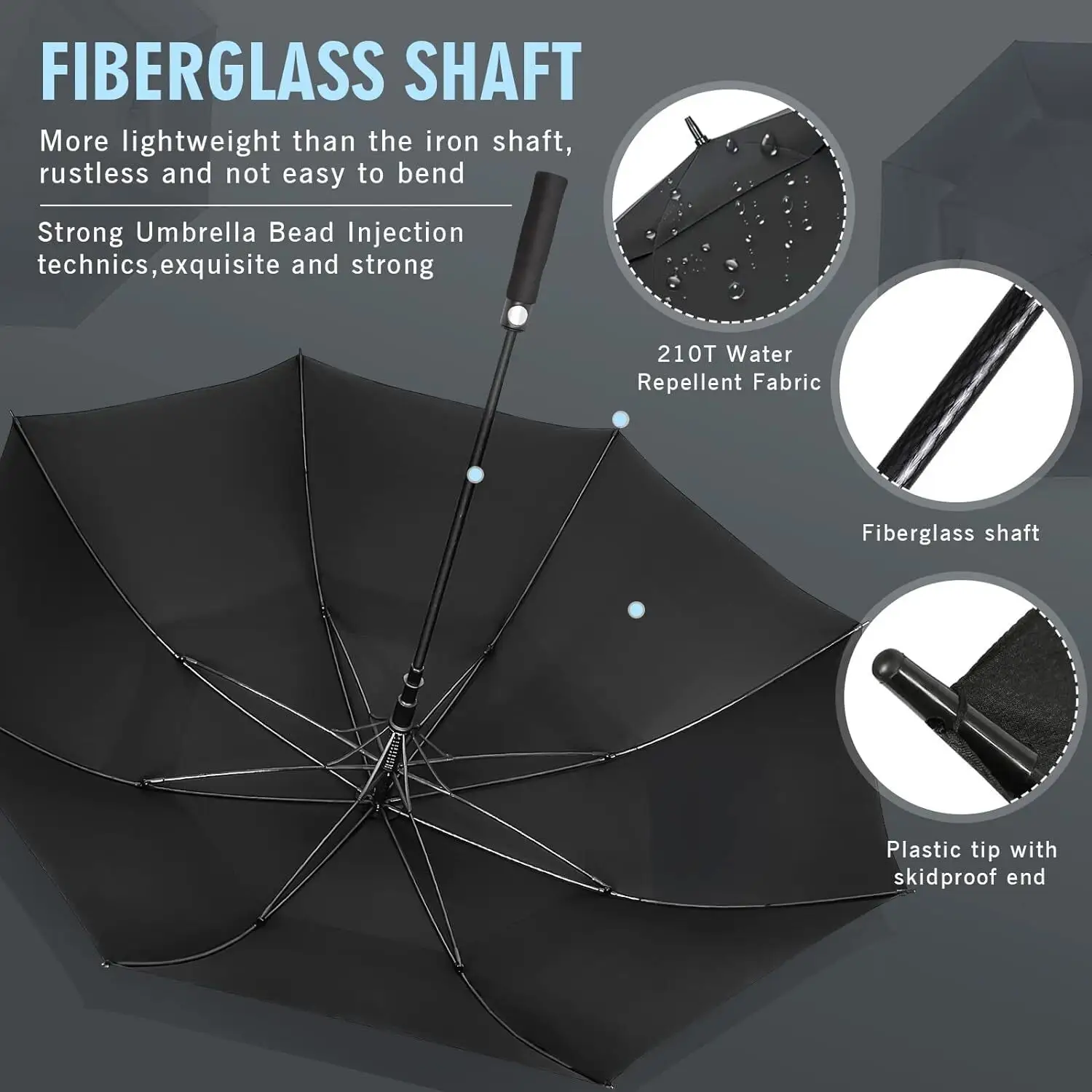 Best Golf Umbrella for Wind and Rain Available by Blueprint Umbrella 4