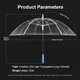 Clear Rain Umbrella Within 35 Workdays by Blueprint Umbrella 6
