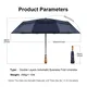Mini Folding Umbrella Western Union - - Blueprint Umbrella 3