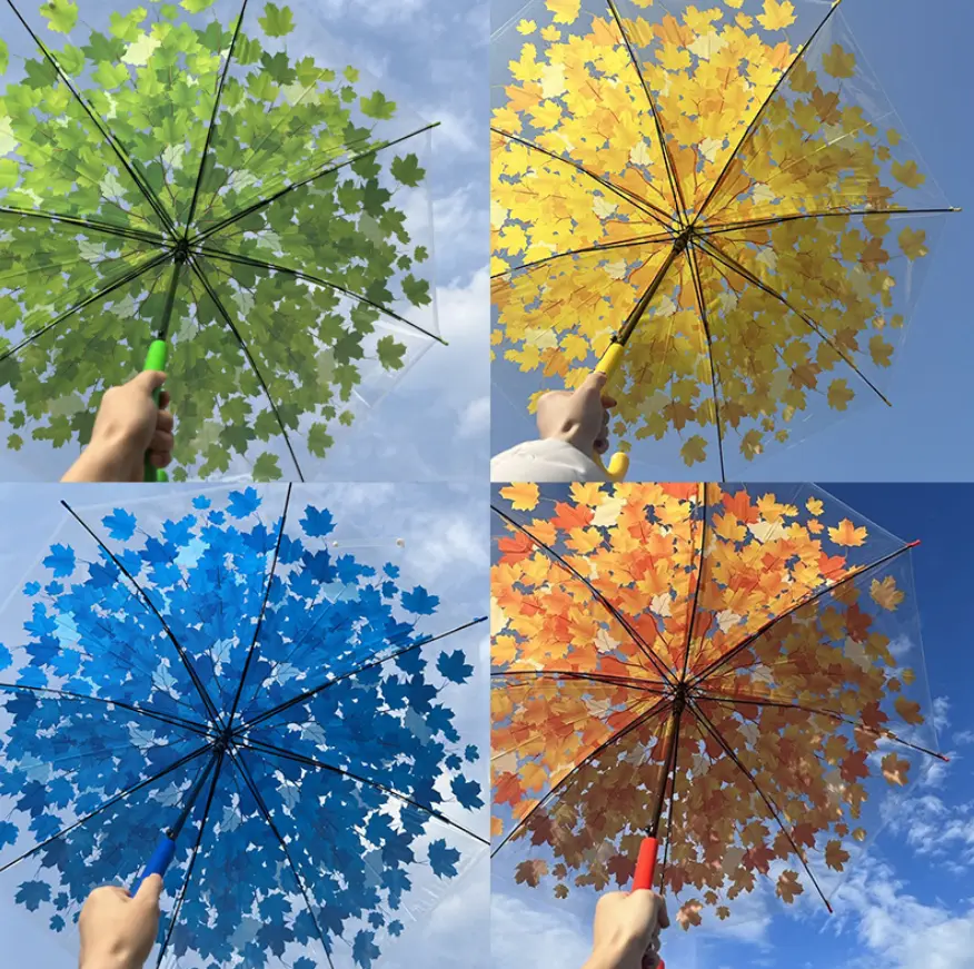Clear Umbrellas Bulk Available for Specifications and Quantities - - Blueprint Umbrella 2