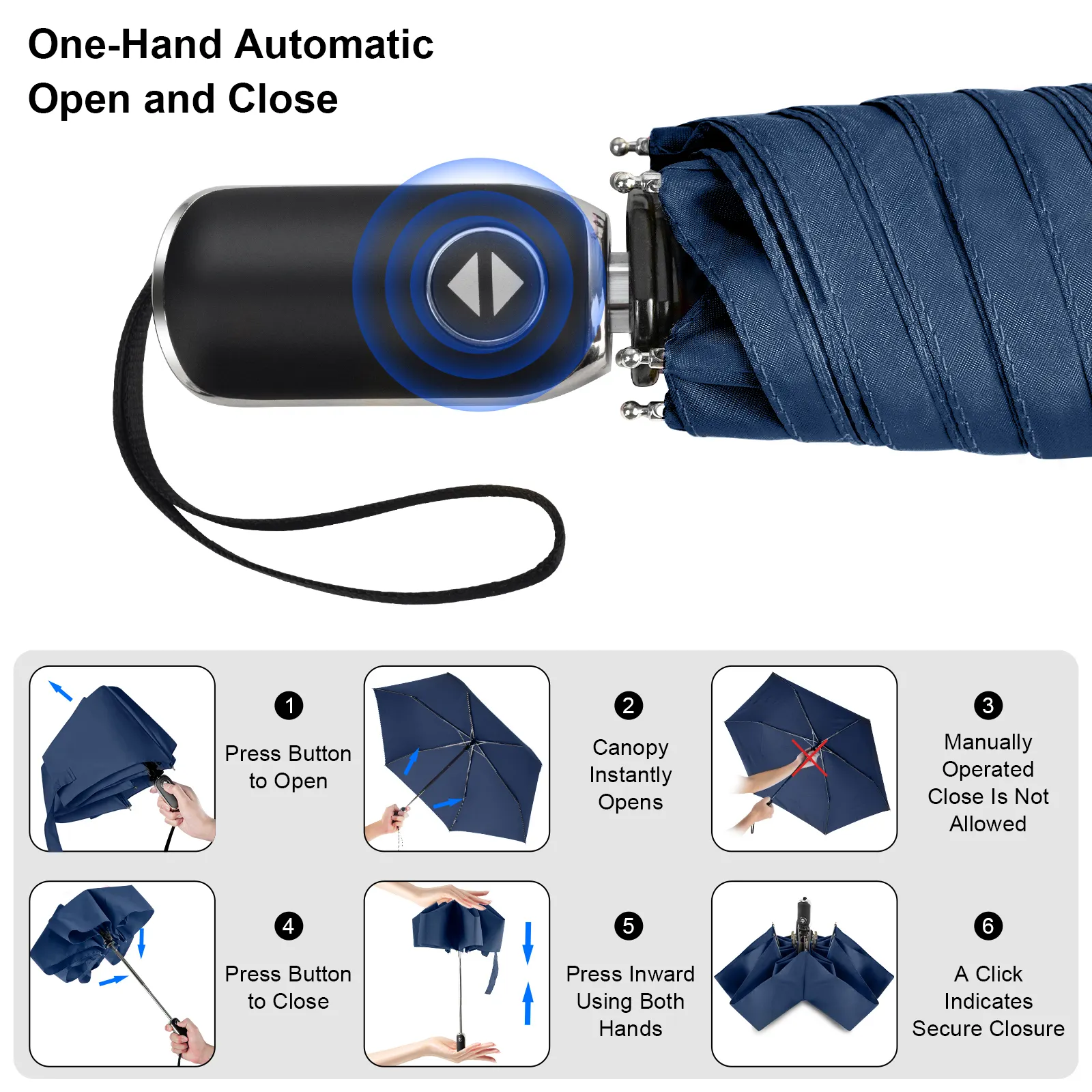 Windproof Foldable Umbrella Available for Specifications and Quantities by Blueprint Umbrella 4