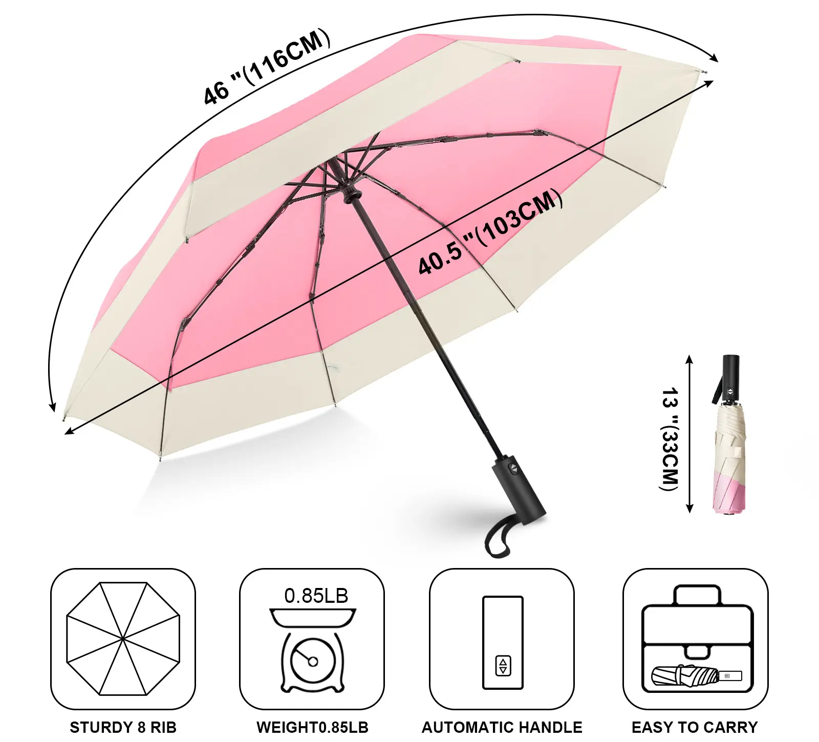 Collapsible Sun Umbrella Available by Blueprint Umbrella 3