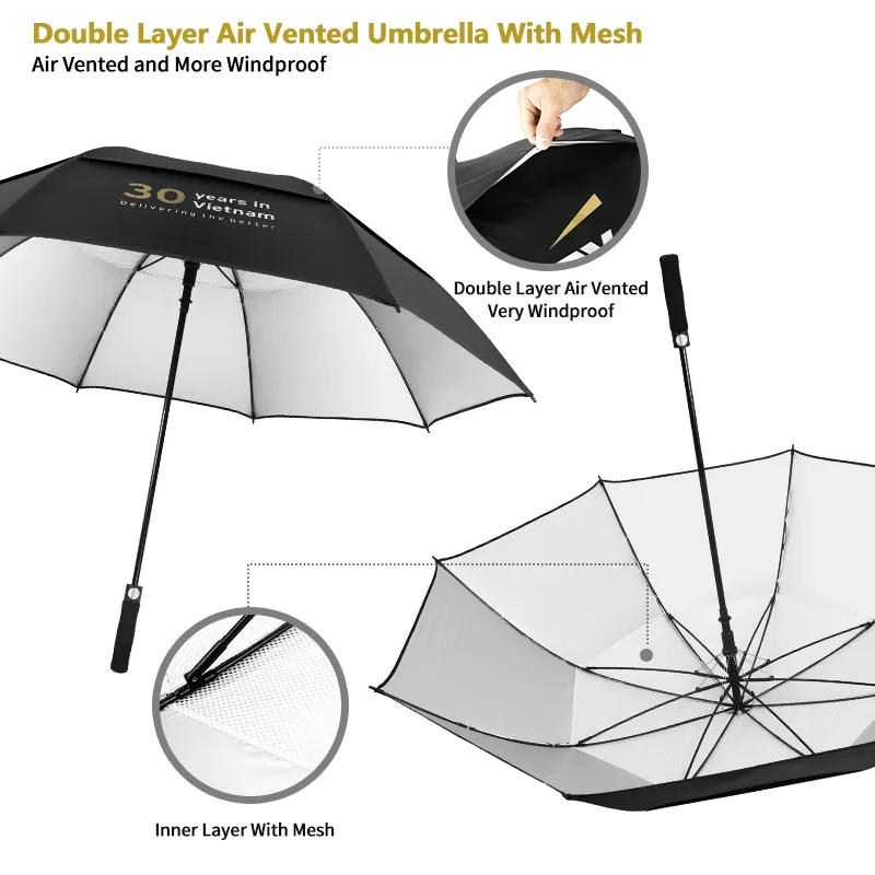 Wholesale Golf Umbrellas Cash - - Blueprint Umbrella 6