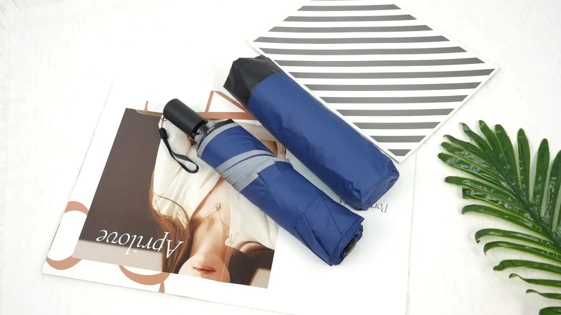 Windproof Compact Strong Safety Design Enlarge Size Extend 3 Fold Backpack Umbrella For Rain 1