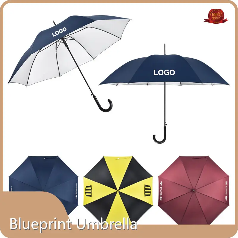 Long Stick Umbrella Available for Specifications and Quantities by Blueprint Umbrella 1