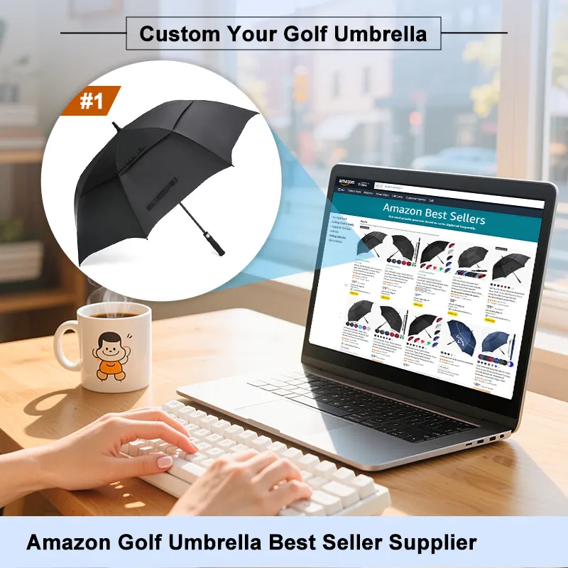 Small Golf Umbrella Available for Specifications and Quantities by Blueprint Umbrella 6