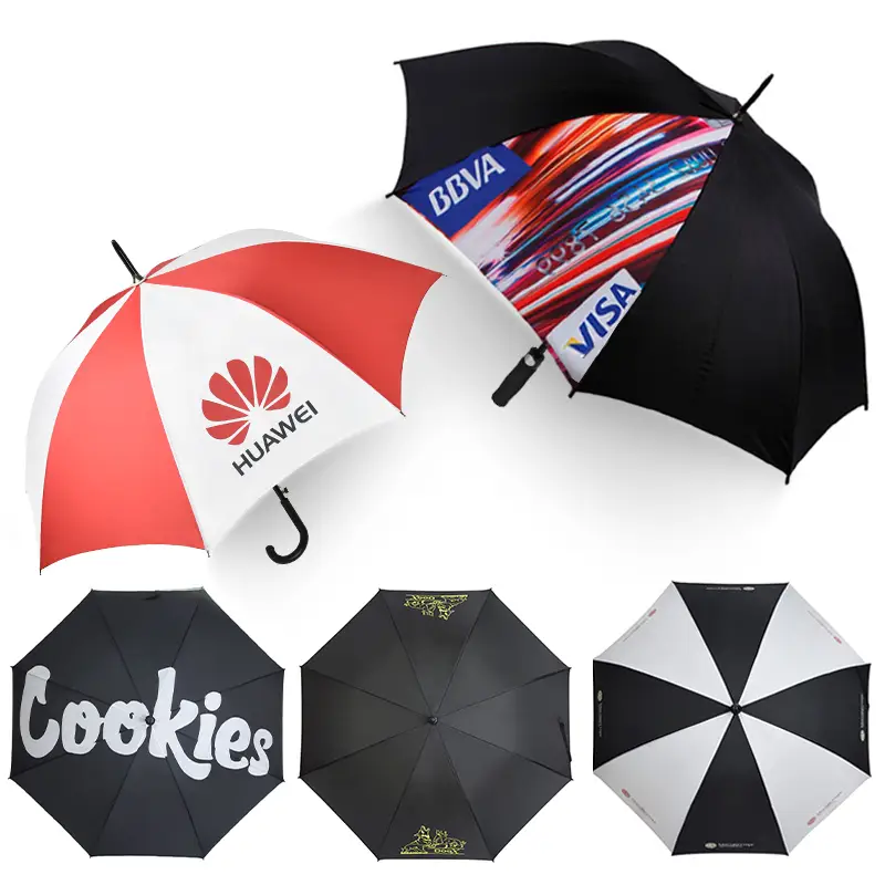 Anpassbar für Werbegeschenke. Gerader Regenschirm 1
