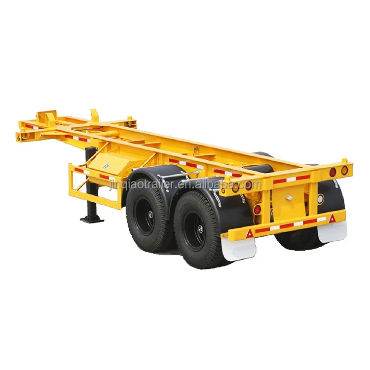 Skeleton Semi Trailer for 20-40ft Containers 40 Ton Capacity 2