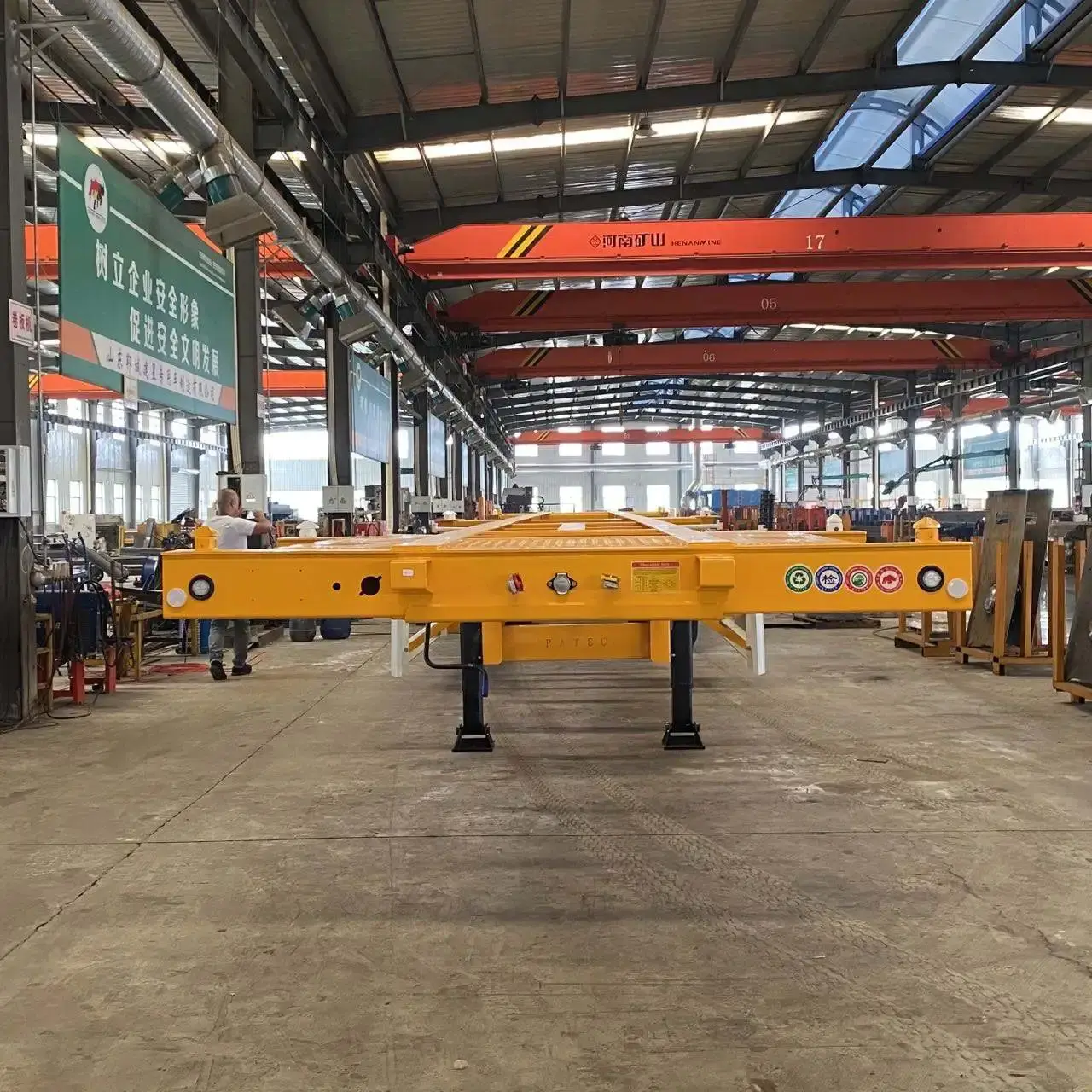 High Quality Custom Flatbed Trailer Factory Price for Machinery & Equipment 3