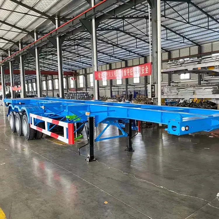 DongXu Vehicle Custom Flatbed Trailer Semi-Trailer Custom Flatbed Trailerfactory 3