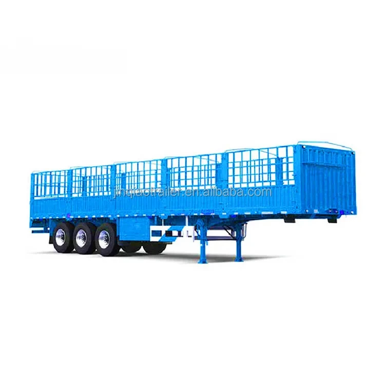 Semirremolque de carga de tres ejes 40t de marca China para transporte a granel 1