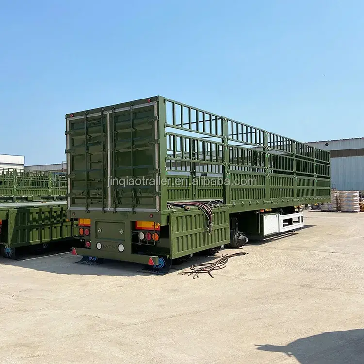 Safe to Use Fence Cargo Trailer Supply for Container & Bulk 5