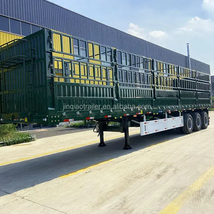 Safe to Use Fence Cargo Trailer Supply for Container & Bulk 4