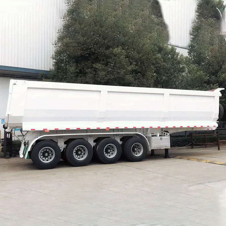 50 Ton 3/4 Axle Tipper Dump Trailer 6