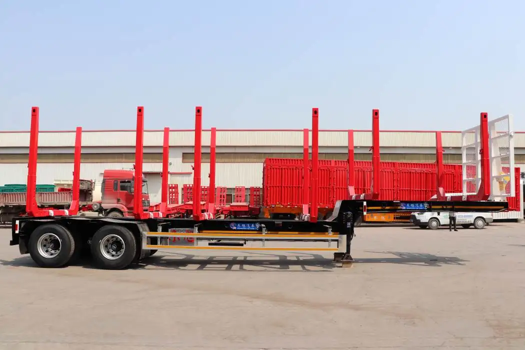مقطورة Dong Xu Timber المتخصصة لنقل جذوع الأشجار الخشبية 4
