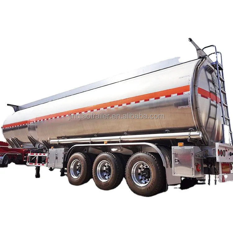 Stainless Steel Oil Tank Trailer 80 Ton Tri Axle for Oil And Other Materials 1