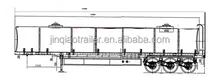 DongXu Vehicle Fuel Tank Trailer 13000mm*2500mm*3800mm/Customziedfactory 6