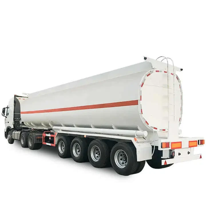 Semirremolque con tanque de combustible de aluminio de 3/4 ejes y 60 toneladas 1