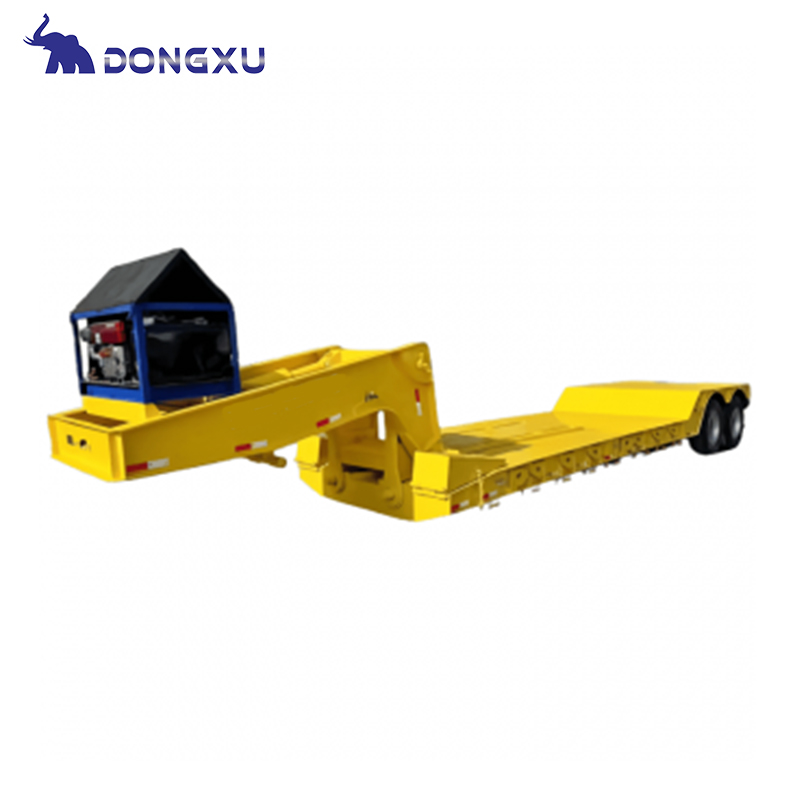 3 Axle Removable Gooseneck Semi Trailer For Logistics, Construction 4