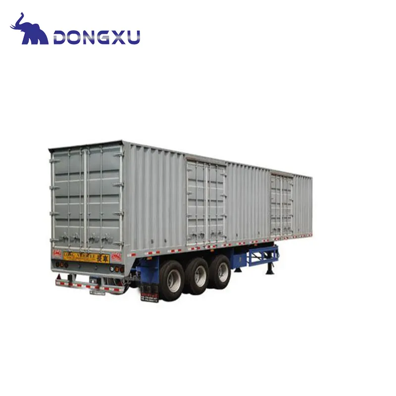 Quality Semi Truck Box Trailers for Sale Price List 4