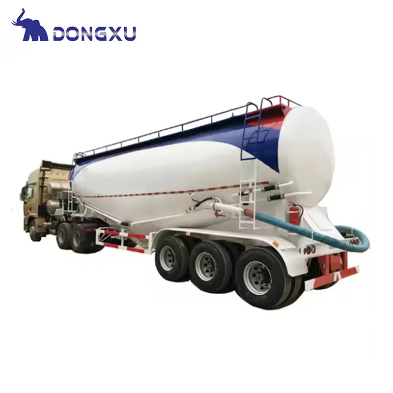Durable Cement Pneumatic Trailer Manufacturing for Container & Bulk 4