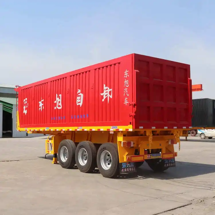Factory Direct Flat Top Tipper Trailer Price List 2