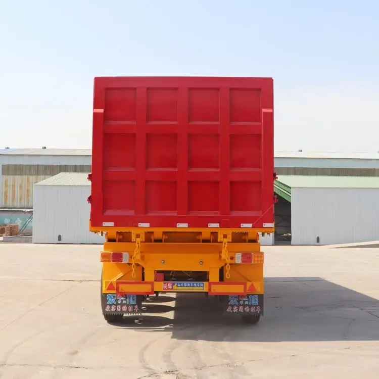 Factory Direct Flat Top Tipper Trailer Price List 3