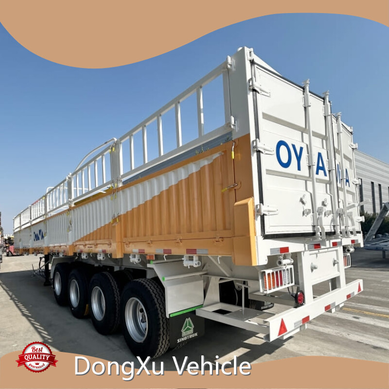 Flatbed Tractor Trailer - for Sand & Coal - DongXu Vehicle 1