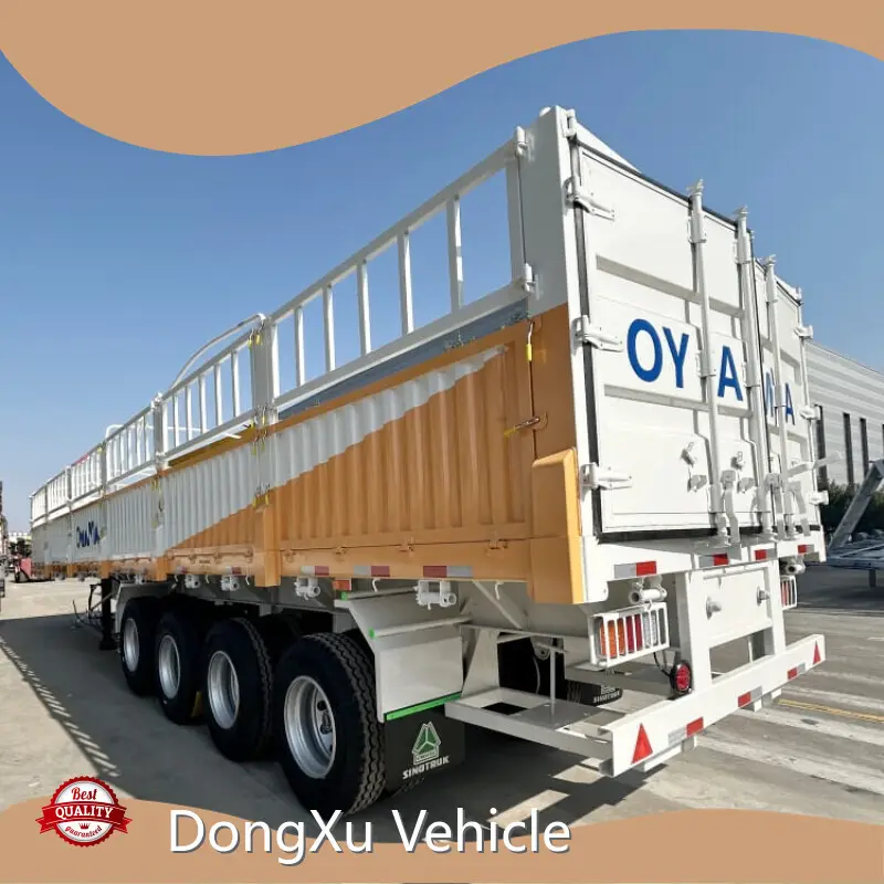 Flatbed Tractor Trailer - for Sand & Coal - DongXu Vehicle 1