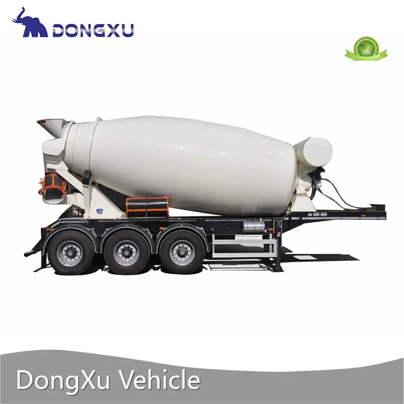 Creativeflatbed Tractor Trailer for Sand & Coal Customized Concrete Mix 1