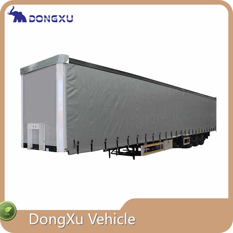 DongXu Vehicle Transport Trailer Manufacturers Steel、Reinforced PVC Curtainswith Good Price 1