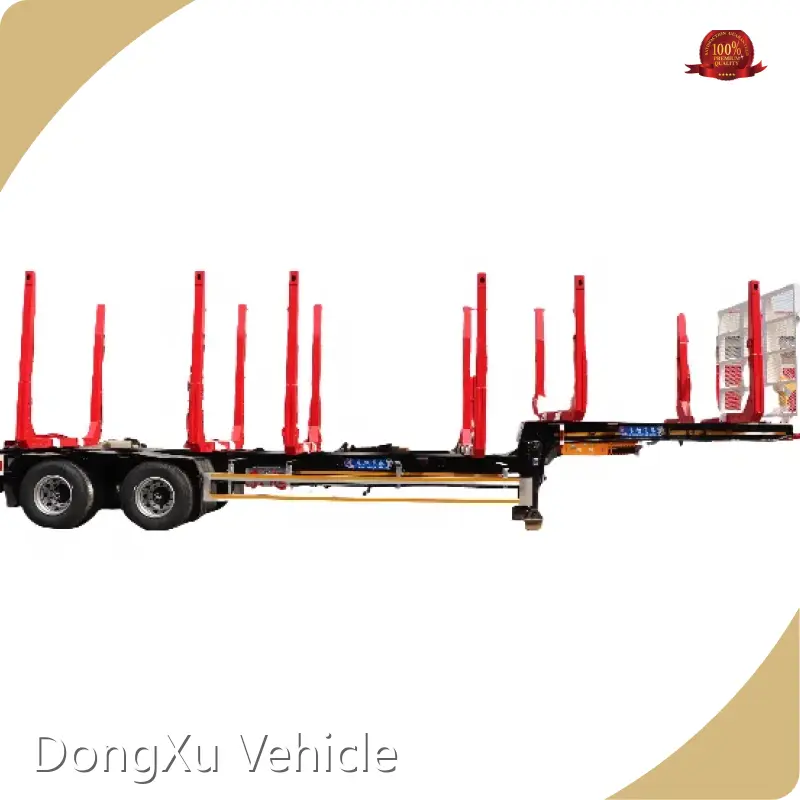Low Loader Semi Trailer for Container & Bulk DongXumade in China 1