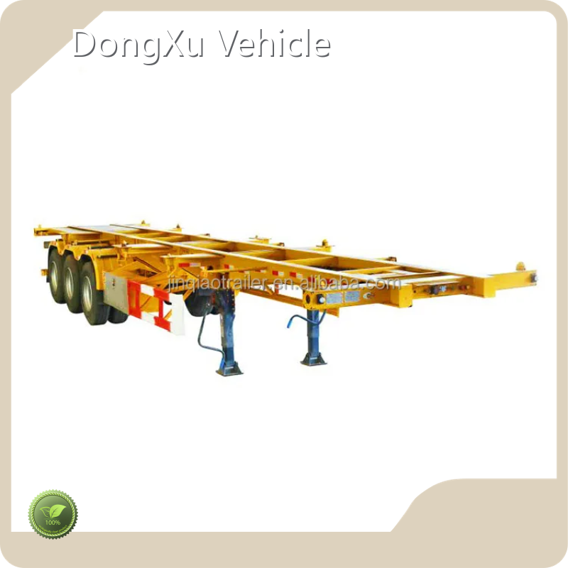 For Container & Bulk Flatbed Tractor Trailer Transport 20ft/40ft Container by DongXu Vehicle 1