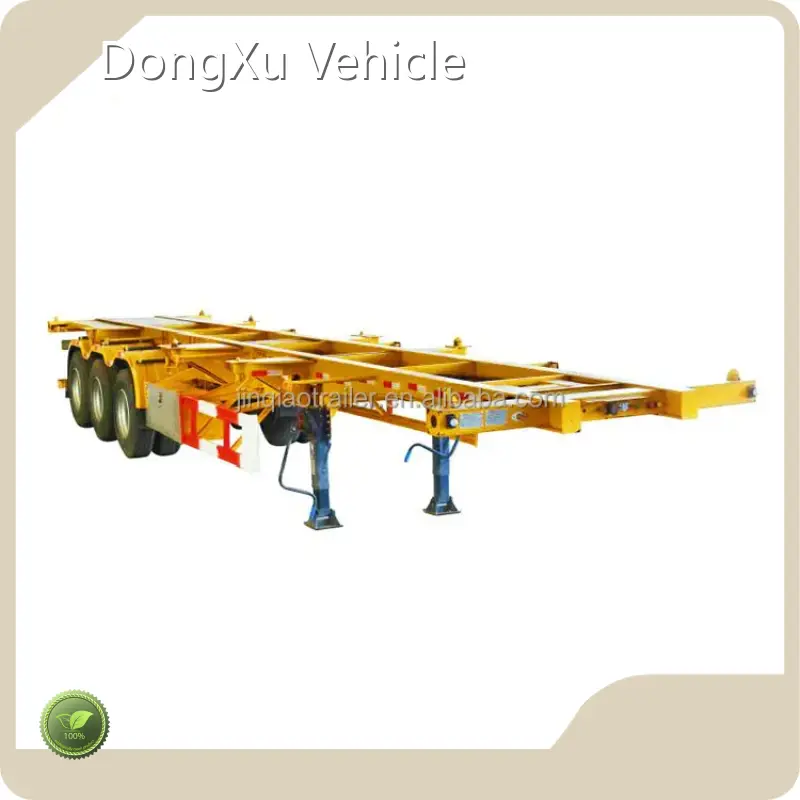 For Container & Bulk Flatbed Tractor Trailer Transport 20ft/40ft Container by DongXu Vehicle 1