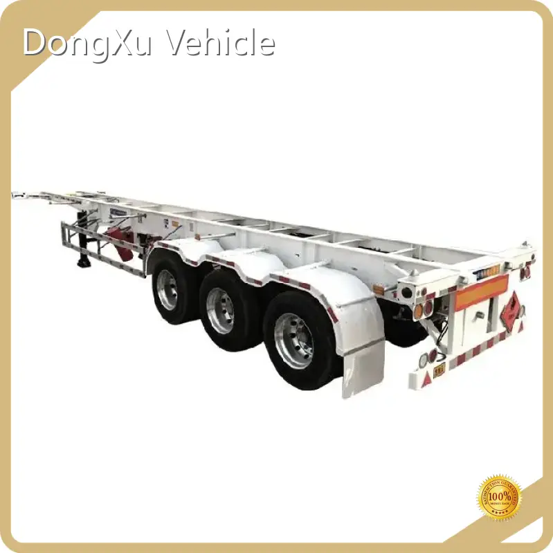 Sliding Skeletal Trailer for Sale 90#/50# Wholesale - DongXu Vehicle 1