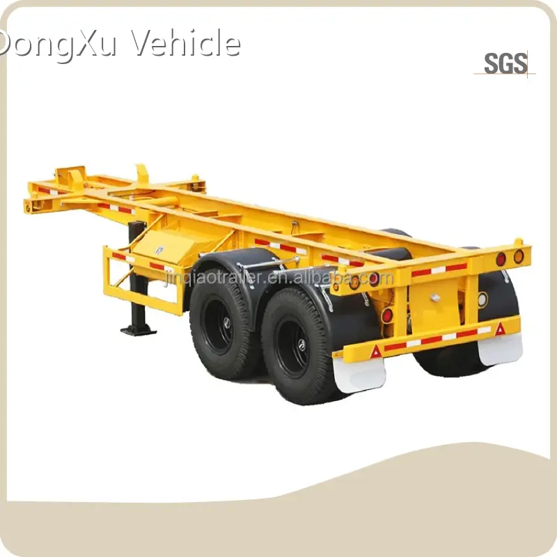Transport Trailer for Sale Air Brake - for Container & Bulk - DongXu Vehicle 1