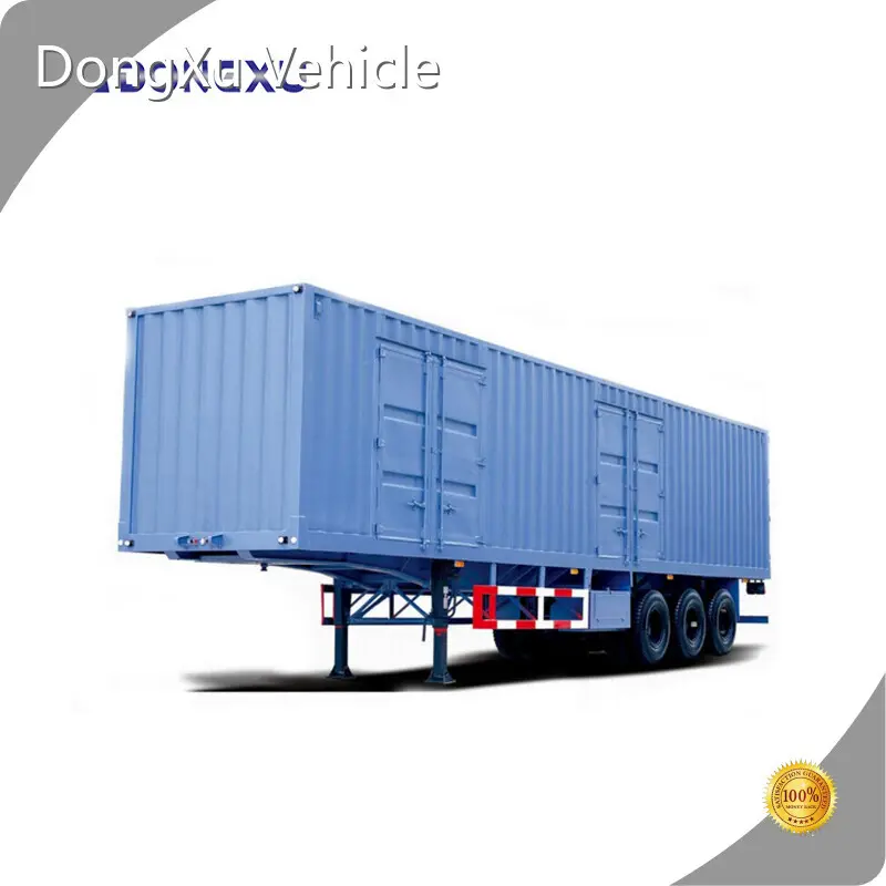 Semi Truck Box Trailer Air/ Mechanical Suspension Wholesale - DongXu Vehicle 1