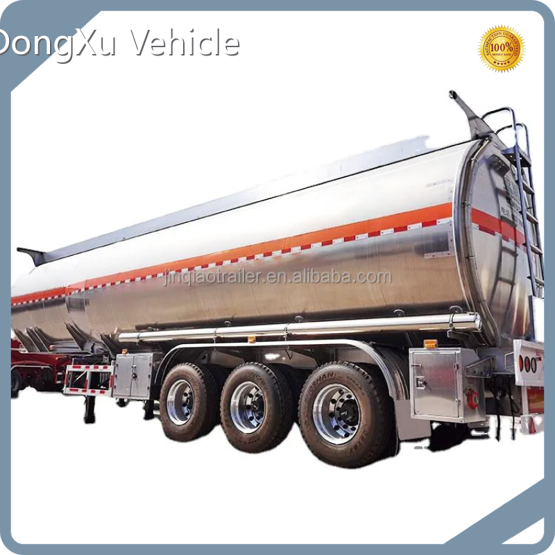 For Sand & Coal Stainless Steel Tanker Trailer 13500*2550*2700mm by DongXu Vehicle 1
