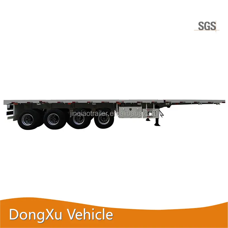 Flatbed Tractor Trailer for Sand & Coal Steelmade in China 1