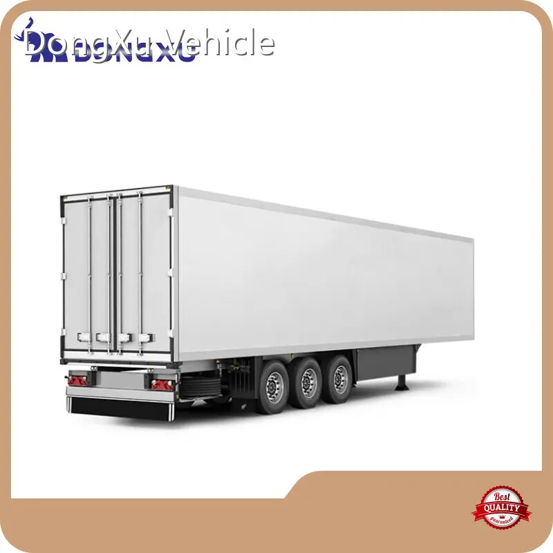 DongXu Vehicle Transport Enclosed Trailer Air/ Mechanical Suspensionfactory 1