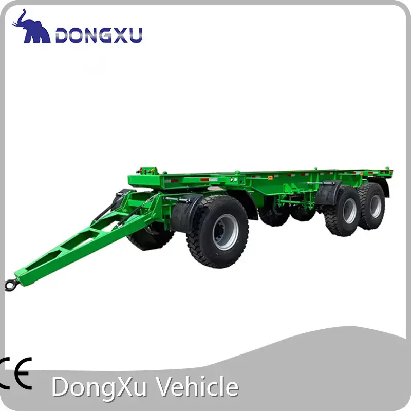 Reliabledrawbar Tipper Trailer for Sand & Coal Customized Steel 1