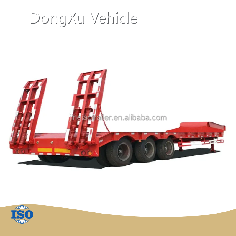 Custom Flatbed Trailer for Machinery & Equipment 60-150 Tonsmanufacturer 1