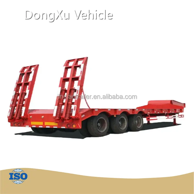 Custom Flatbed Trailer for Machinery & Equipment 60-150 Tonsmanufacturer 1