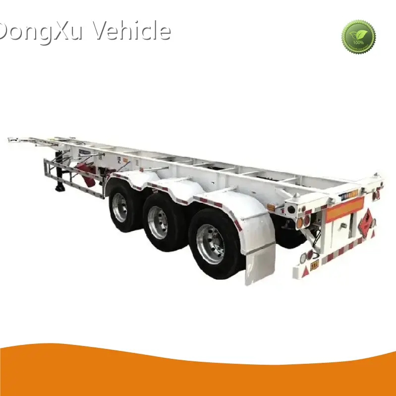 DongXu Vehicle Custom Flatbed Trailer Semi-Trailer Custom Flatbed Trailerfactory 1