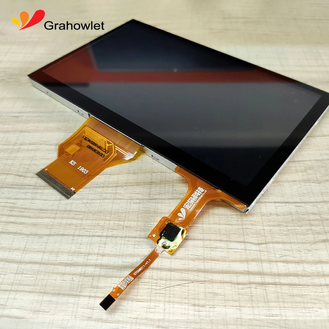 Hx070nl27-50nd-30c Outdoor Lcd Screen 7 Inch Capacitive Touch Displays 1
