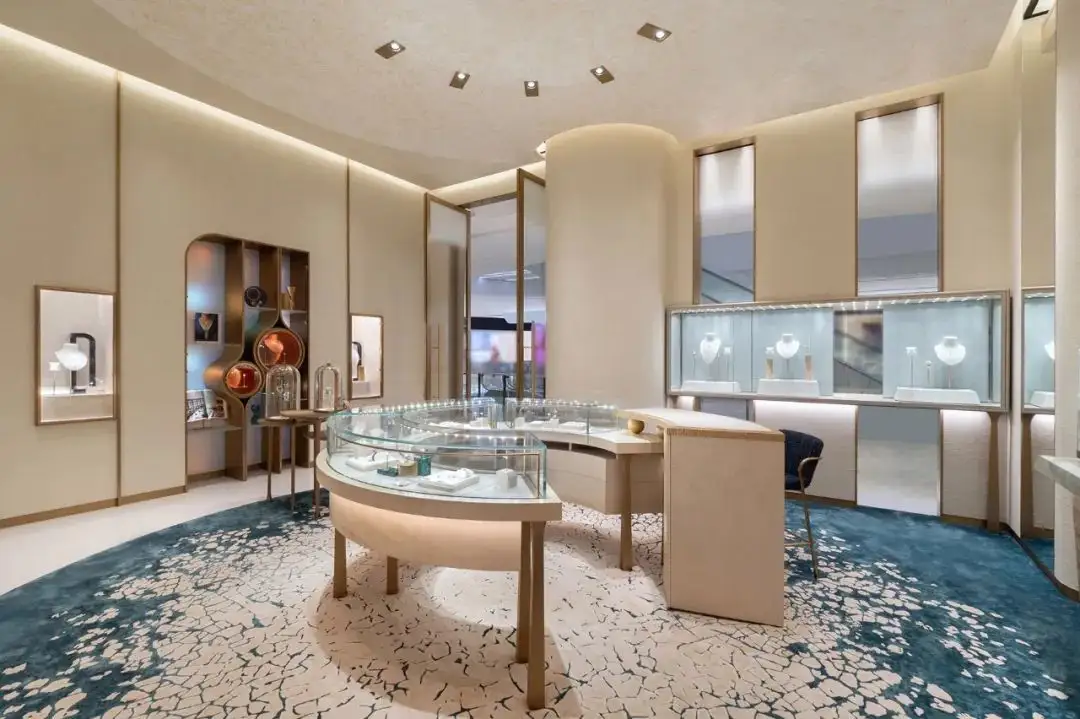 Customglass Showcase Display Hotel Luxury Jewelry Display Cases 3