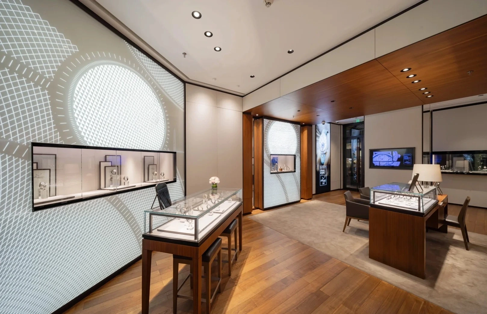 Modern Glass Watch Store Display Case Simple Watch Display Cabinet Design 1
