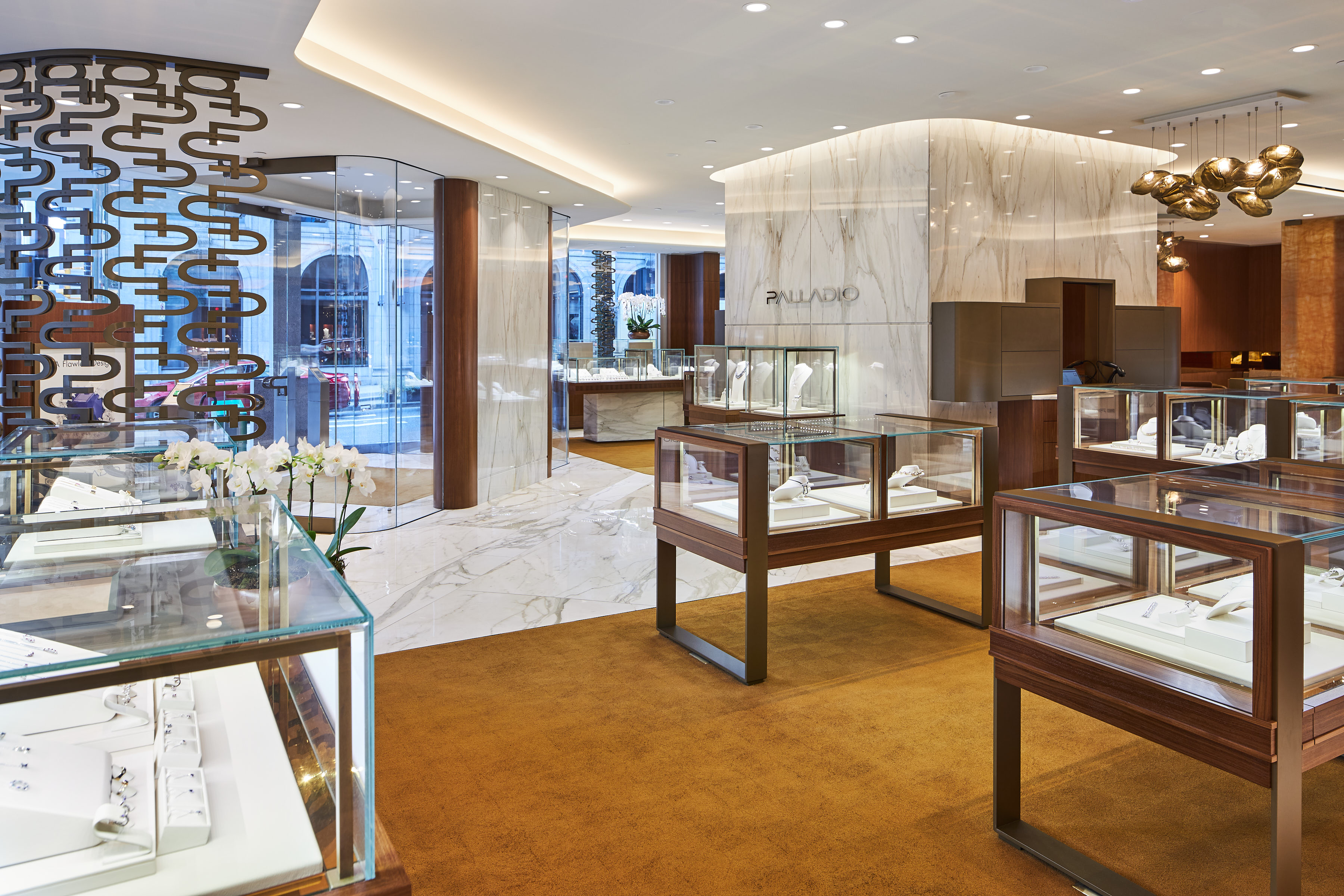 Vitrinas de joyería de gran venta Tiendas minoristas Ventas directas de escaparates de lujo 4