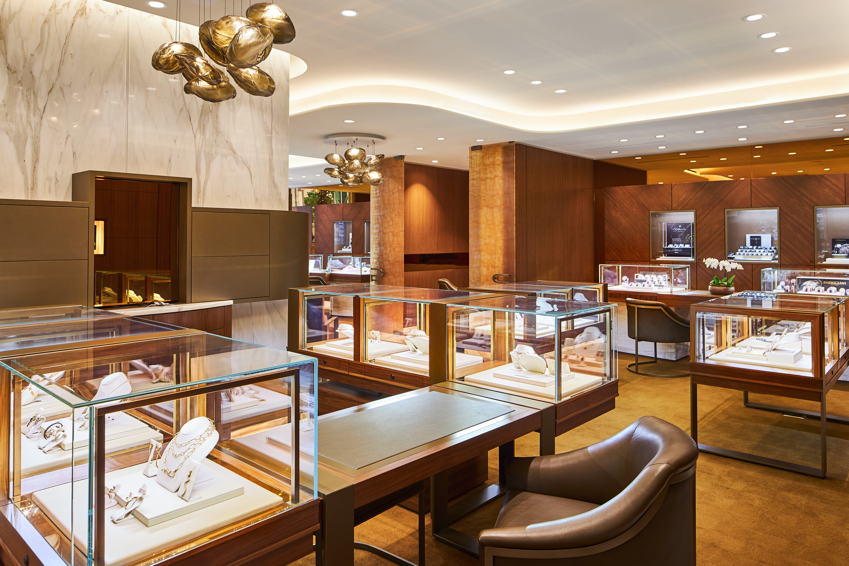 Vitrinas de joyería de gran venta Tiendas minoristas Ventas directas de escaparates de lujo 2